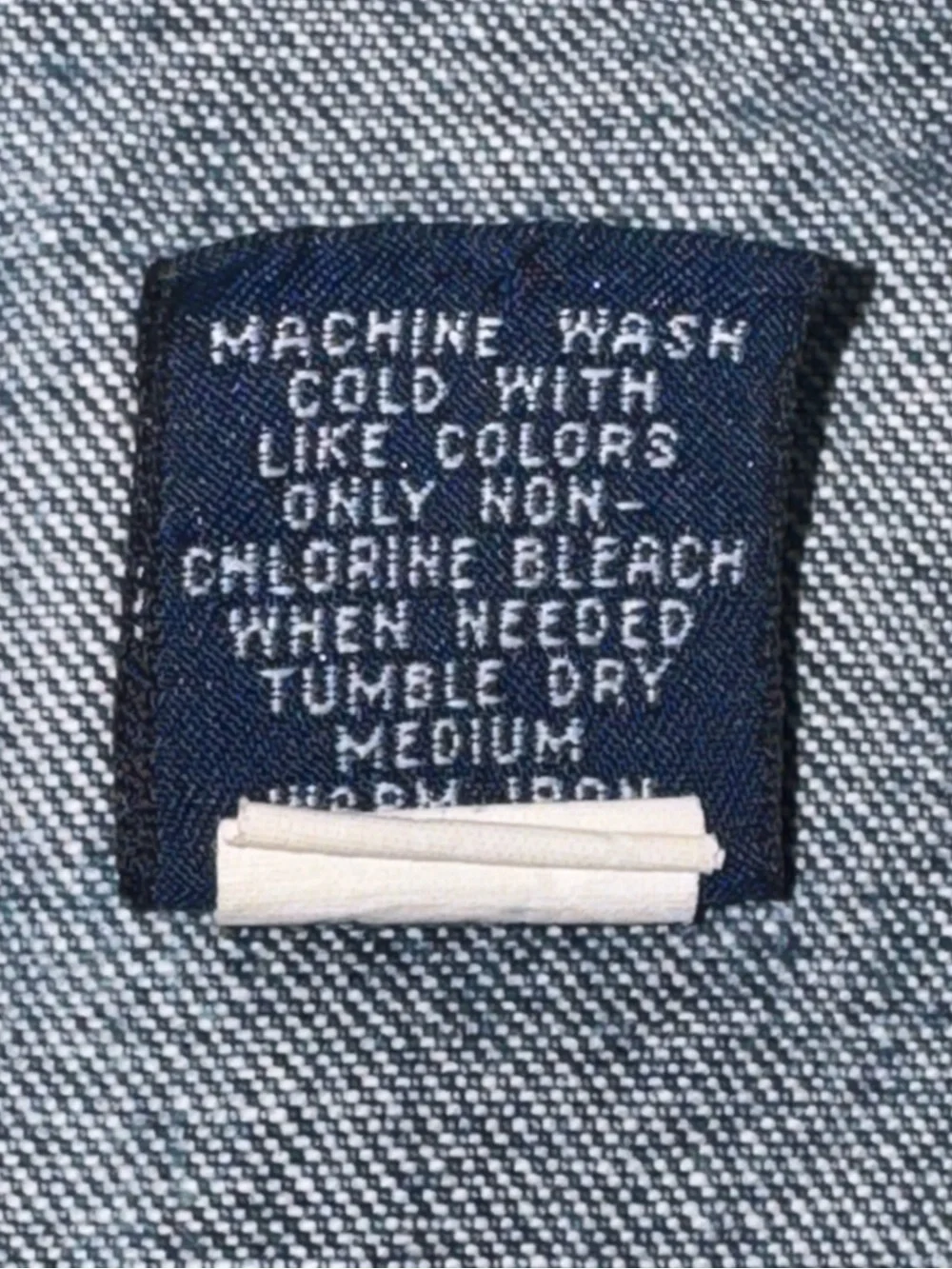 GAP Vintage Denim Trucker Vest with Button Front, XL - Picture 6 of 7